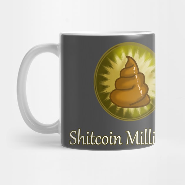 Shitcoin Millionaire Joke Design by FrenArt